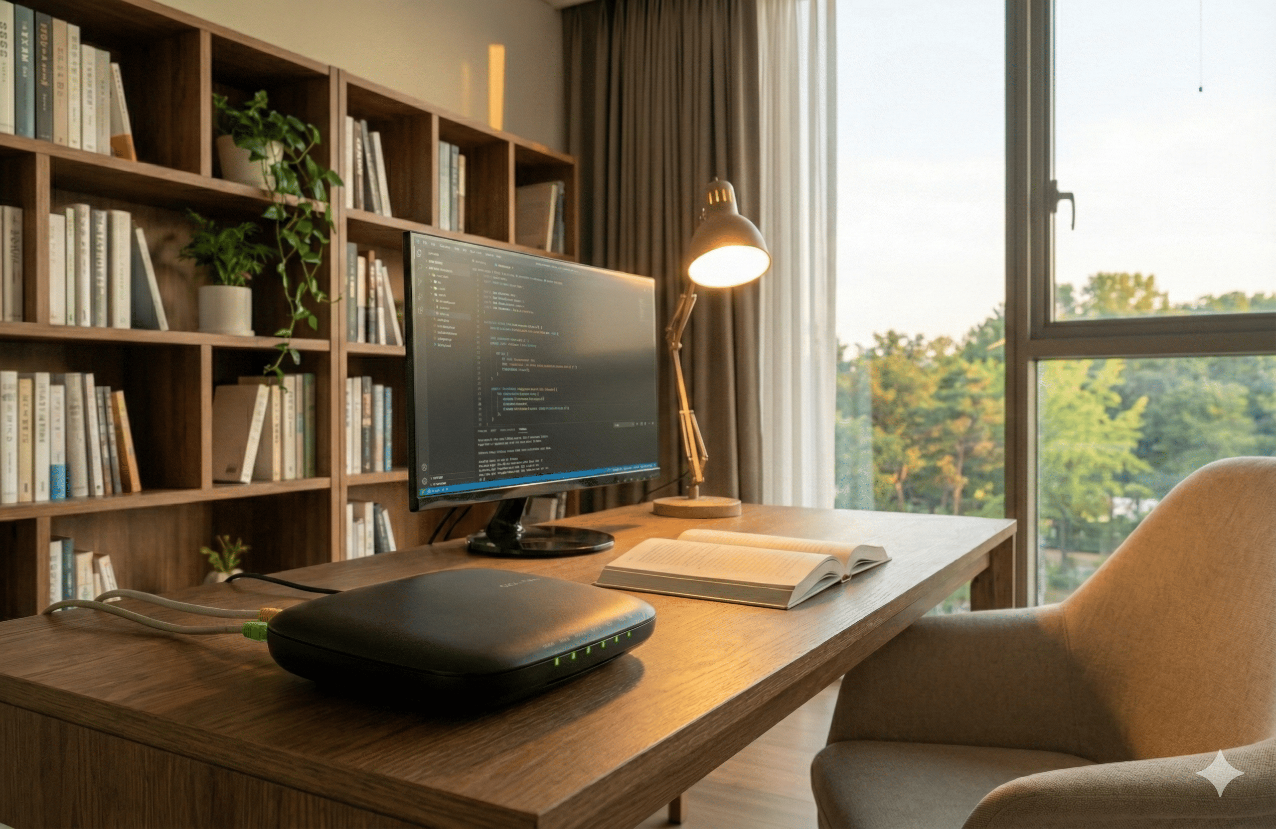 재택근무 데스크셋업